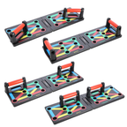 HMS 12-in-1 Push Up Board inclusief Opdruksteunen - Rood - Afbeelding 9