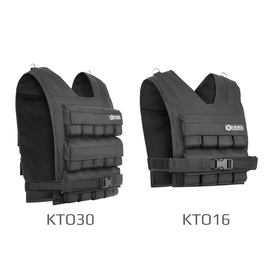 HMS Premium Gilet de Poids Ajustable - 16 kg
