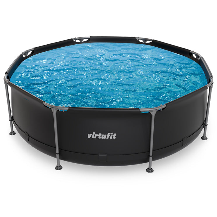 Piscine Ronde VirtuFit Ø244 x 76 cm - Beige - Pack Complet