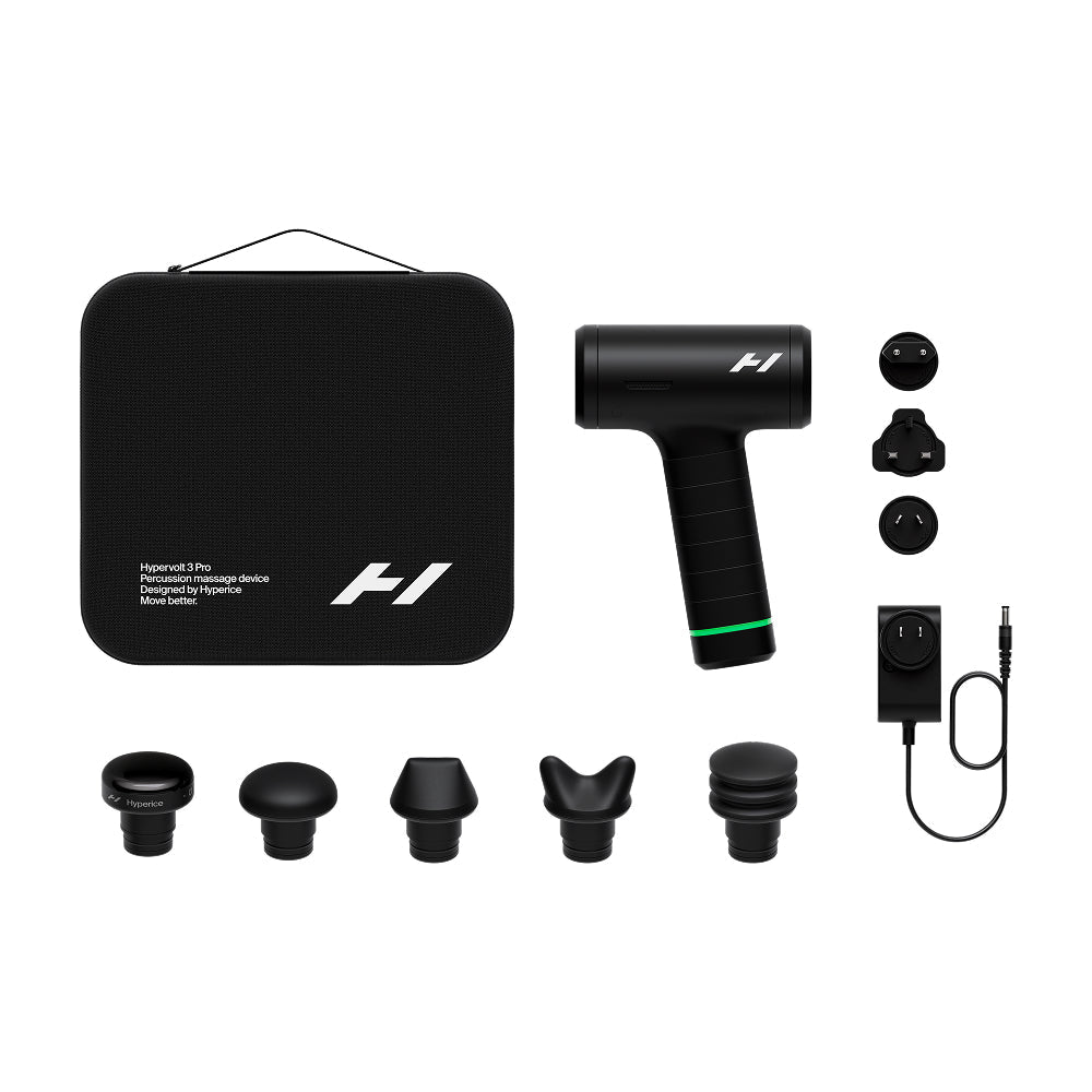Hyperice Hypervolt 3 Pro Pistolet de Massage - 5 Embouts