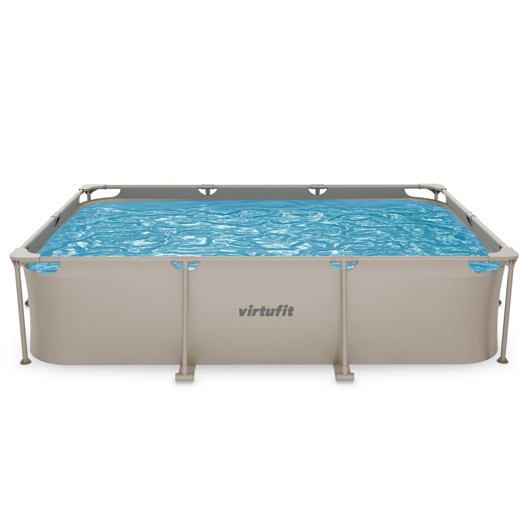 Piscine Rectangulaire VirtuFit - Beige - 300 x 210 x 66 cm