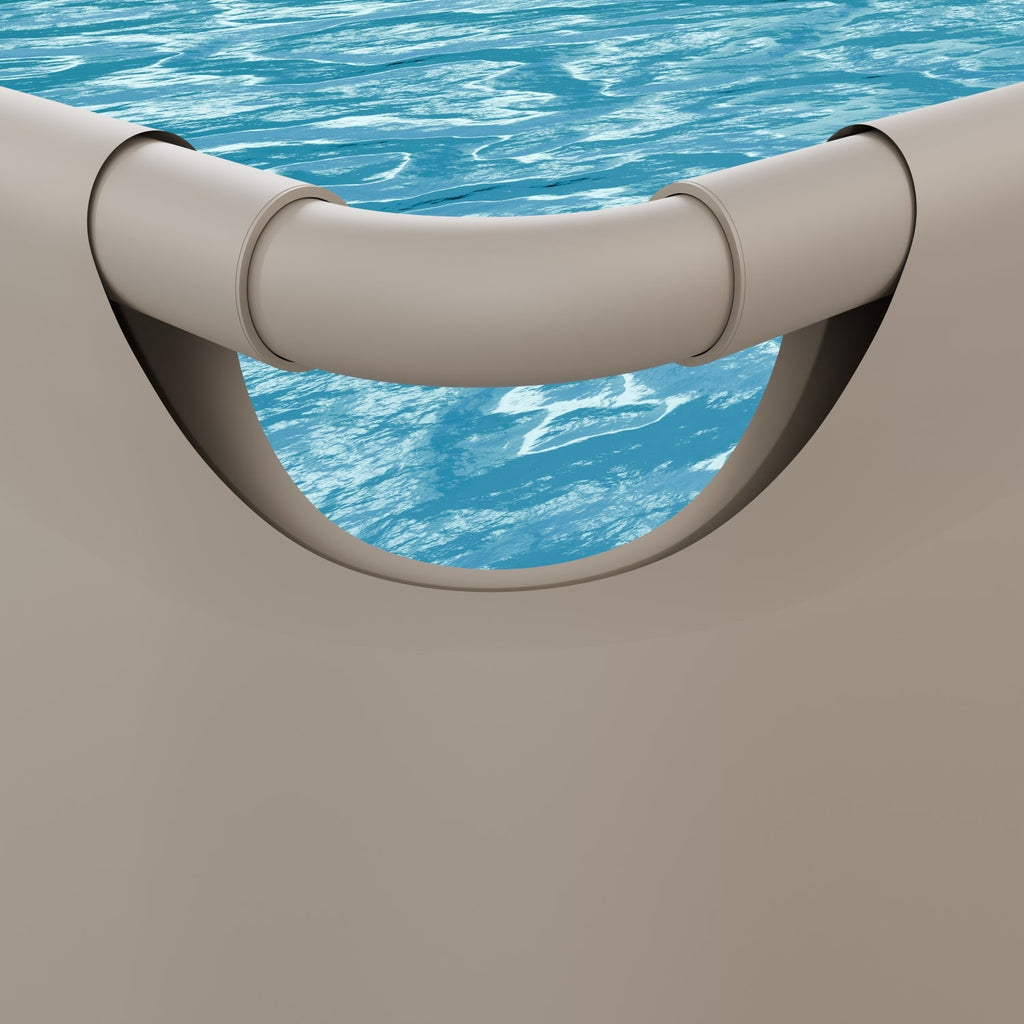 Piscine Rectangulaire VirtuFit 400 x 200 x 122 cm - Beige - Pack Complet