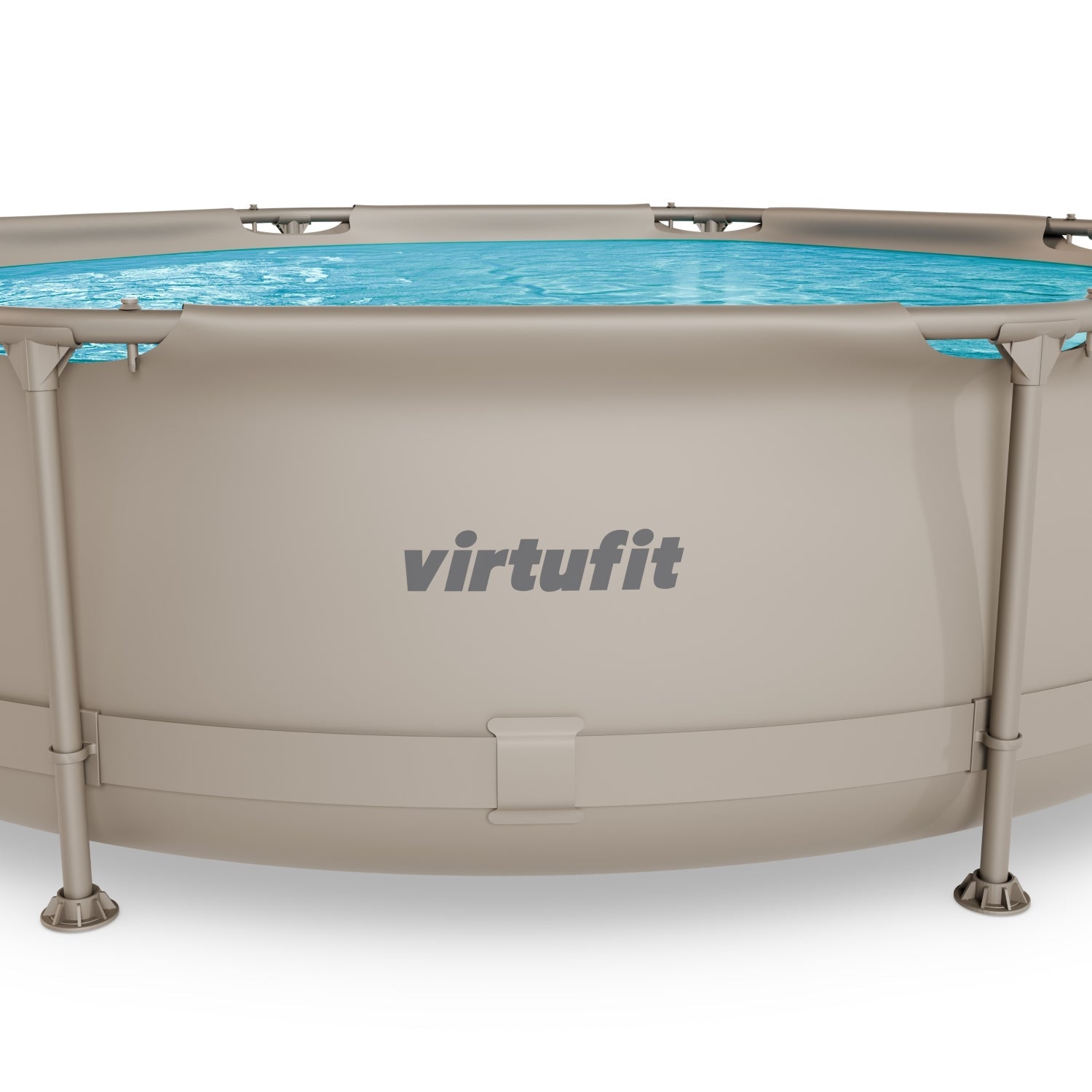 Piscine Ronde VirtuFit Ø305 x 76 cm - Beige - Pack Complet