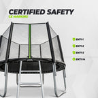 Trampoline VirtuFit avec filet de sécurité - Noir - 183 cm - Tweedekans
