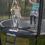 VirtuFit Premium Trampoline met Veiligheidsnet - Zwart - 366 cm