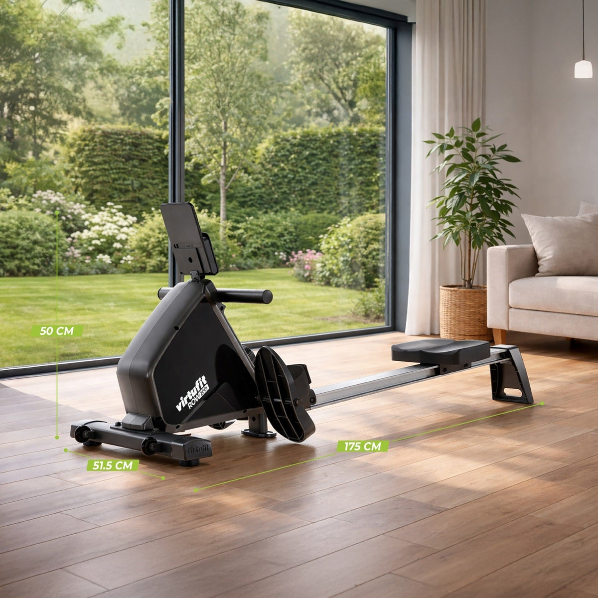 VirtuFit ROW200i Roeitrainer - Magnetische roeimachine (ROW450) - Showroommodel met beschadiging - In gebruik