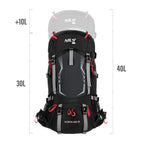 NILS Camp Northlake Rugzak - Zwart - 30L + 10L