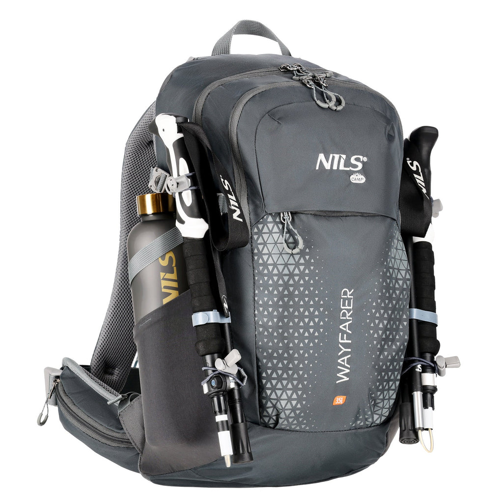 NILS Camp Wayfarer Rugzak - Grijs - 35L