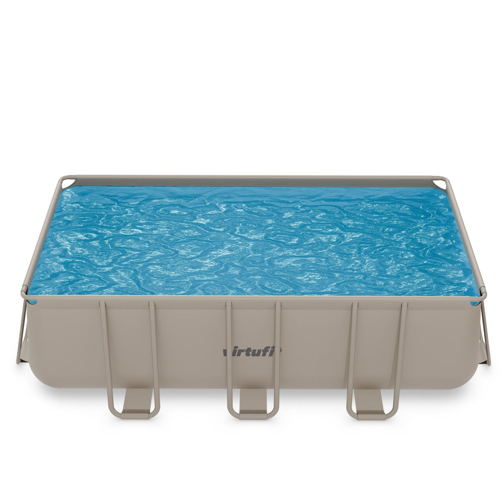 Piscine Rectangulaire VirtuFit 400 x 200 x 122 cm - Beige - Avec Pompe Filtrante