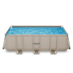Piscine Rectangulaire VirtuFit 400 x 200 x 122 cm - Beige - Avec Pompe Filtrante
