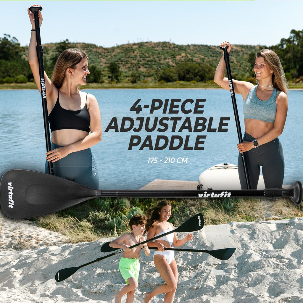 VirtuFit Supboard Cruiser 305 - Zwart - Met Kajak zitje, accessoires en draagtas -Tweedekans