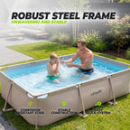 Piscine Rectangulaire VirtuFit - Beige - 300 x 210 x 66 cm