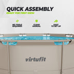 VirtuFit Zwembad Rond Ø366 x 100 cm - Beige - Compleet Pakket