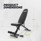 VirtuFit Banc de fitness pliable et réglable FB100 - Tweedekans