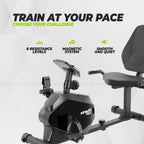 VirtuFit RB100 Vélo semi-allongé (recumbent) – modèle 2026 (RB 1.0)
