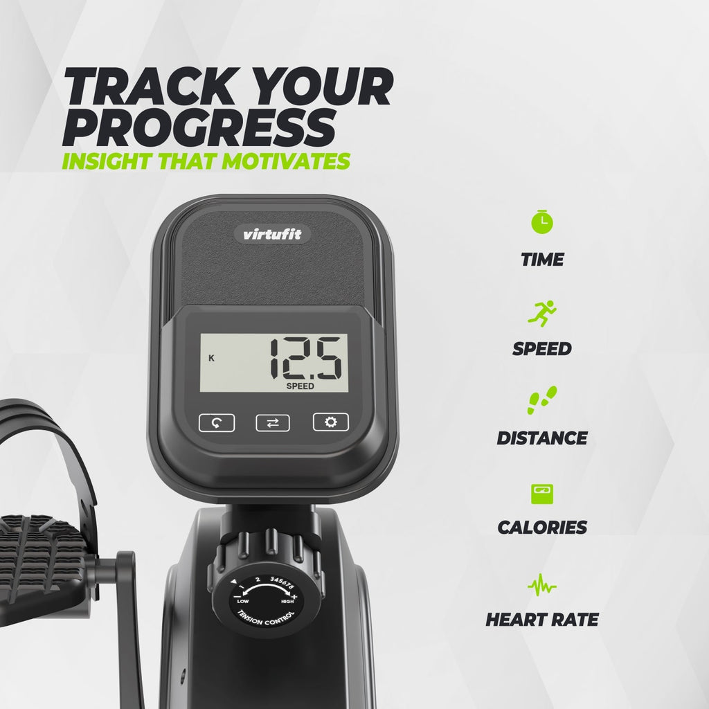 VirtuFit RB100 Vélo semi-allongé (recumbent) – modèle 2026 (RB 1.0)