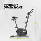 Vélo d'appartement VirtuFit HTR100 - Pour utilisateurs de grande taille - Modèle 2026 (HTR 1.0)