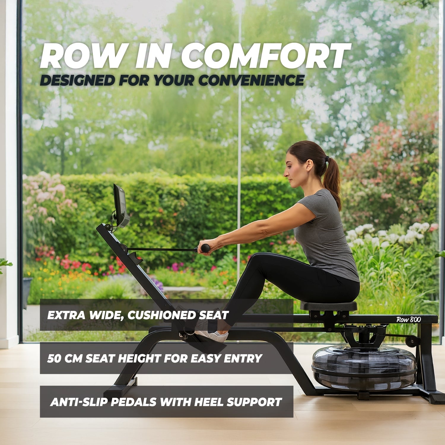 VirtuFit Water Resistance Compact Row 800 Roeitrainer - Tweedekans