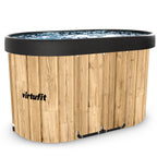 VirtuFit IJsbad Ovaal - Wood Look - 500 Liter - Inclusief accessoires - Tweedekans