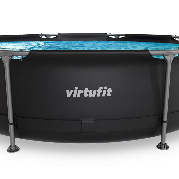 VirtuFit Rond Zwembad - Ø305 x 76 cm - Antraciet - Tweedekans