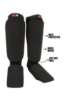 Gorilla Wear Jefferson Shin Guards - Noir