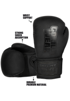Gorilla Wear Kodiak Gants de boxe - Noir