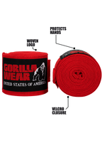 Gorilla Wear Boxing Hand Wraps - Rouge