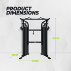 VirtuFit CC100 Cable Crossover - Dual Adjustable Pulley - Functional Trainer - Tweedekans