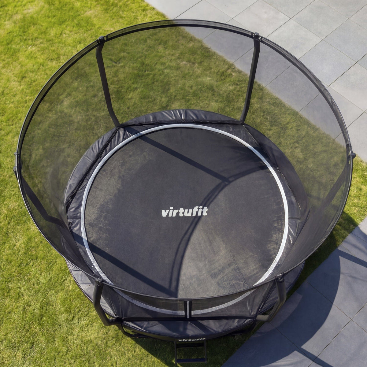 Trampoline VirtuFit Premium avec filet de sécurité - Noir - 305 cm - Tweedekans