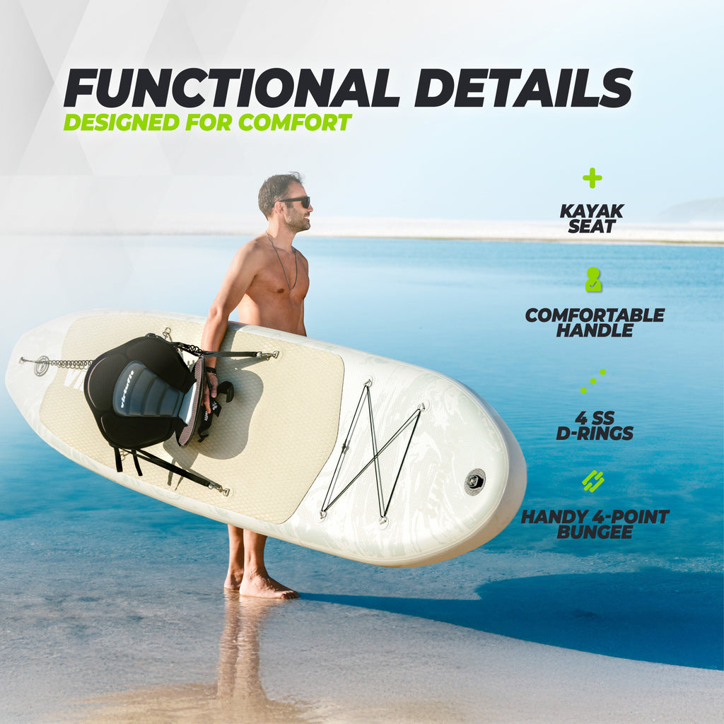 VirtuFit Supboard Cruiser 305 - Orange - Avec siège de kayak, accessoires et sac de transport - Tweedekans