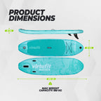 VirtuFit Supboard Cruiser 305 - Orange - Avec siège de kayak, accessoires et sac de transport - Tweedekans
