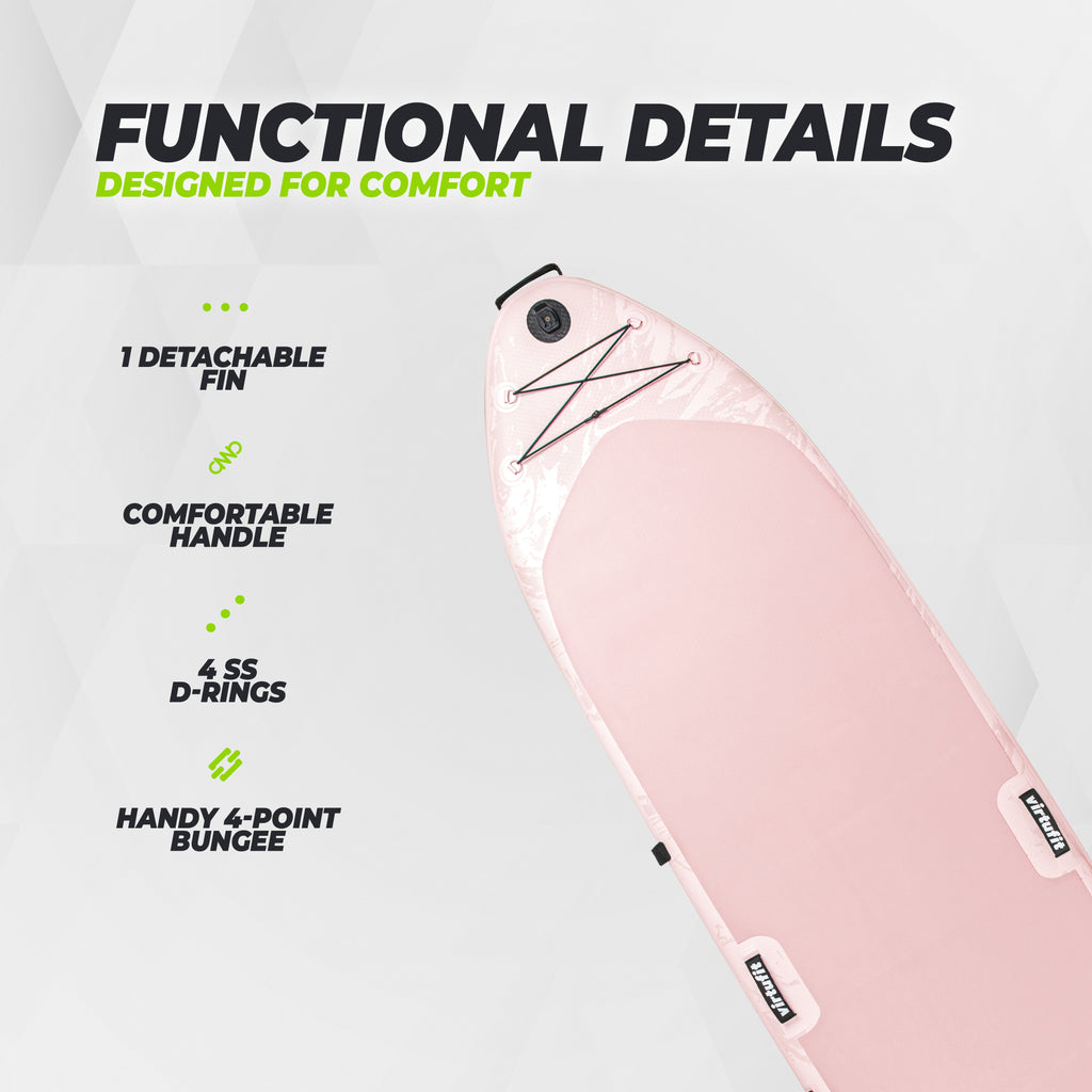 Virtufit Supboard Fitness - Yoga 335 - Old Pink