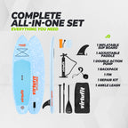 VirtuFit Supboard Splash 255 - Doodle Blue - Met accessoires en draagtas - Tweedekans