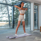Gymstick Pilates V Reformer Board - Zwart/Black Rose