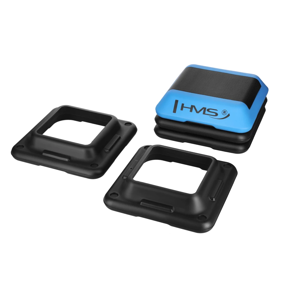 HMS Mini Step d'Aérobic - Noir/Bleu - Tweedekans