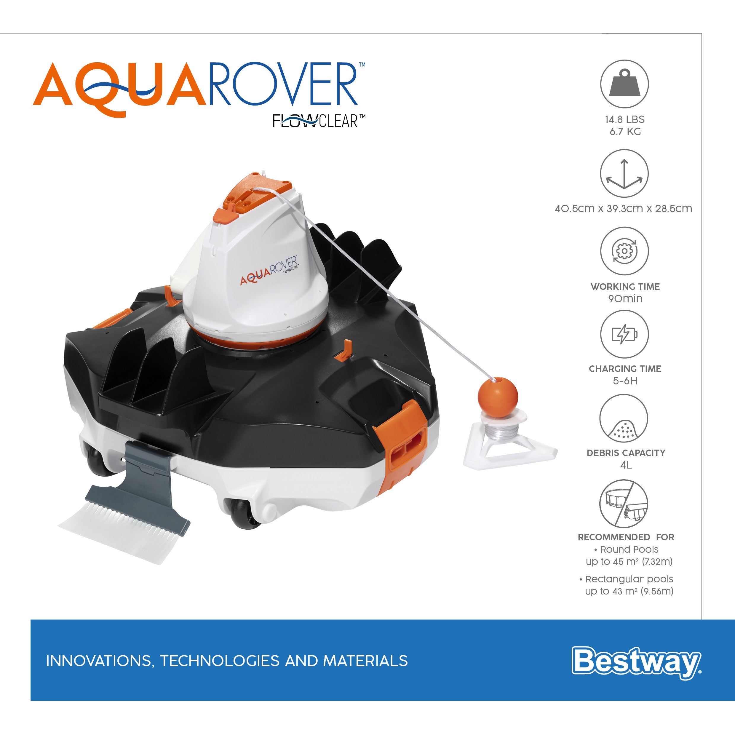 Bestway AquaRover Zwembadrobot