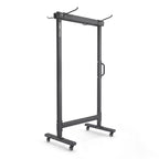 Étagère Flow Fitness pour tapis de fitness - Noir