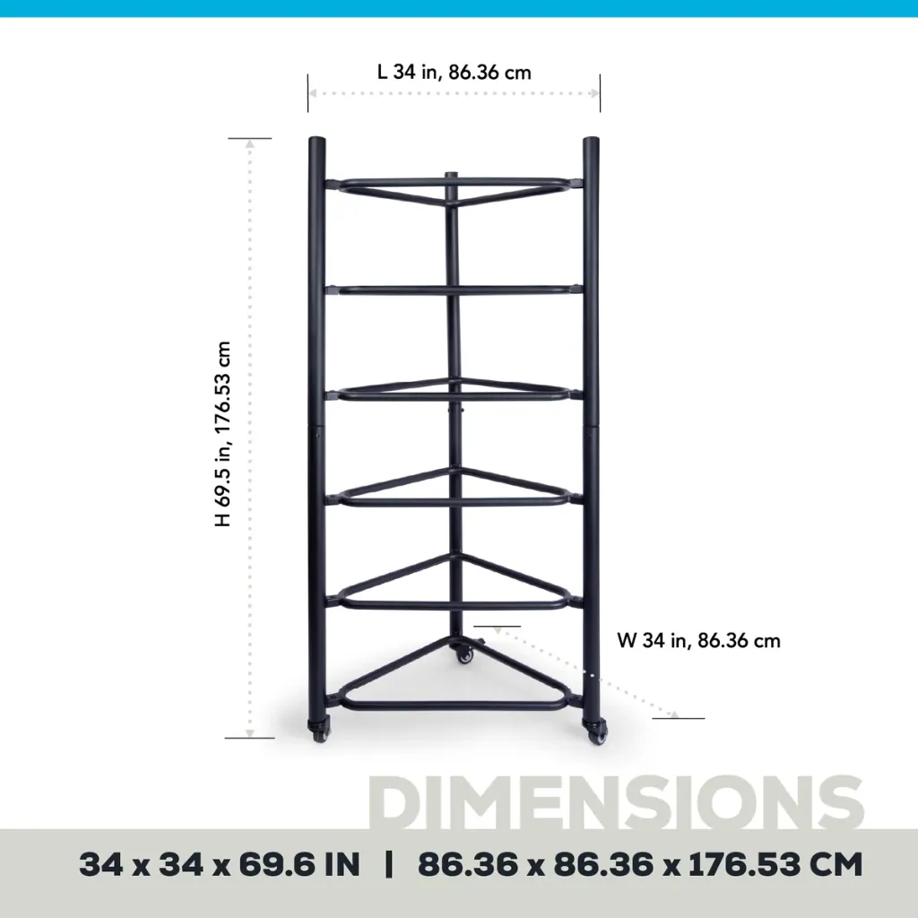 Étagère d'angle Bosu pour 6 Bosu Balance Trainers