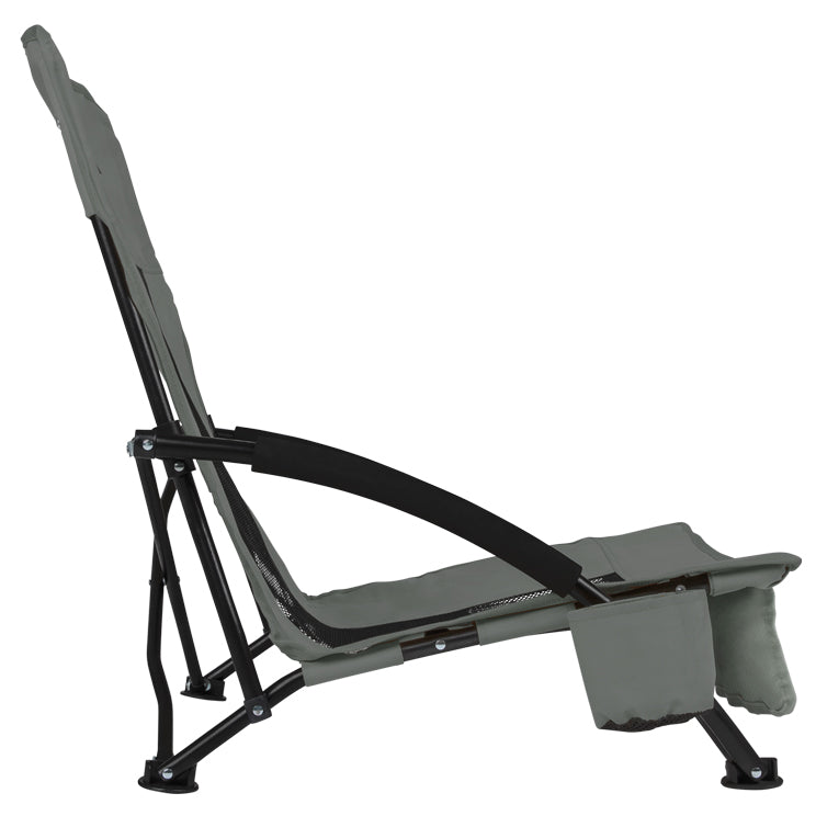 VirtuFit Chaise de Plage Pliable - Gris - Occasion