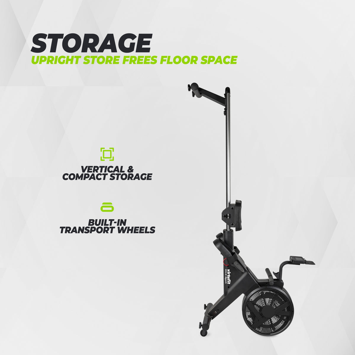 VirtuFit Rameur Elite Air Magnetic