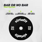 VirtuFit Bumper Plate - Disque de musculation olympique en caoutchouc - 50 mm - 20 kg - Deuxième chance