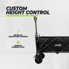 VirtuFit FW65 Chariot pliable - Capacité de charge de 100 kg - Incl. housse de protection - Noir