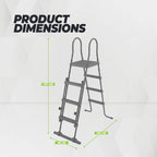 VirtuFit Zwembadtrap 122 cm - Universeel - Tweedekans