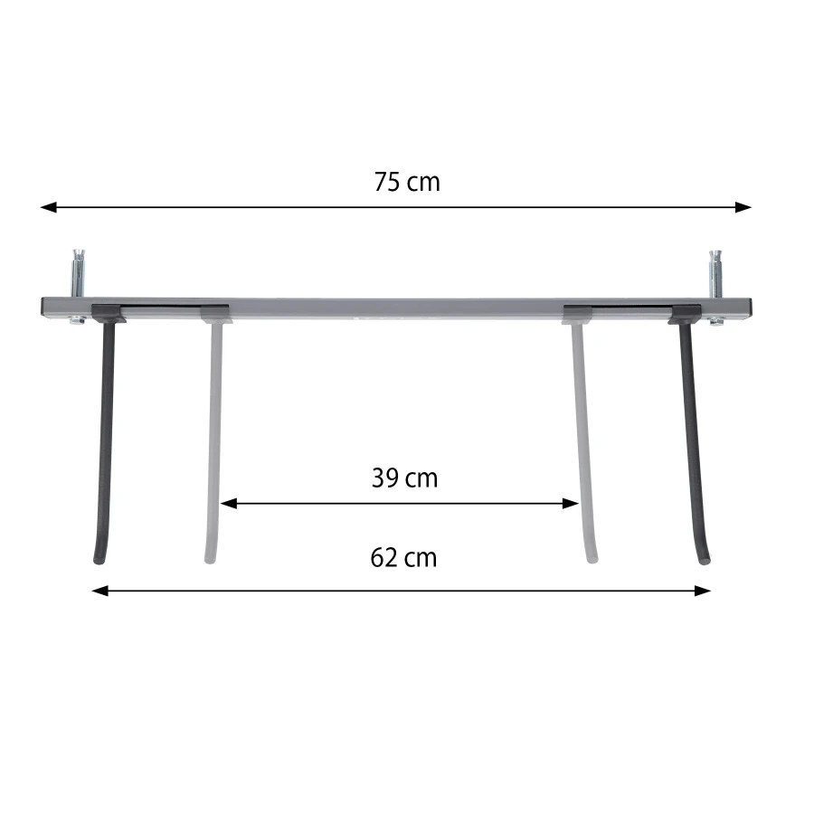 HMS Support de Rangement pour Tapis de Fitness - Tweedekans