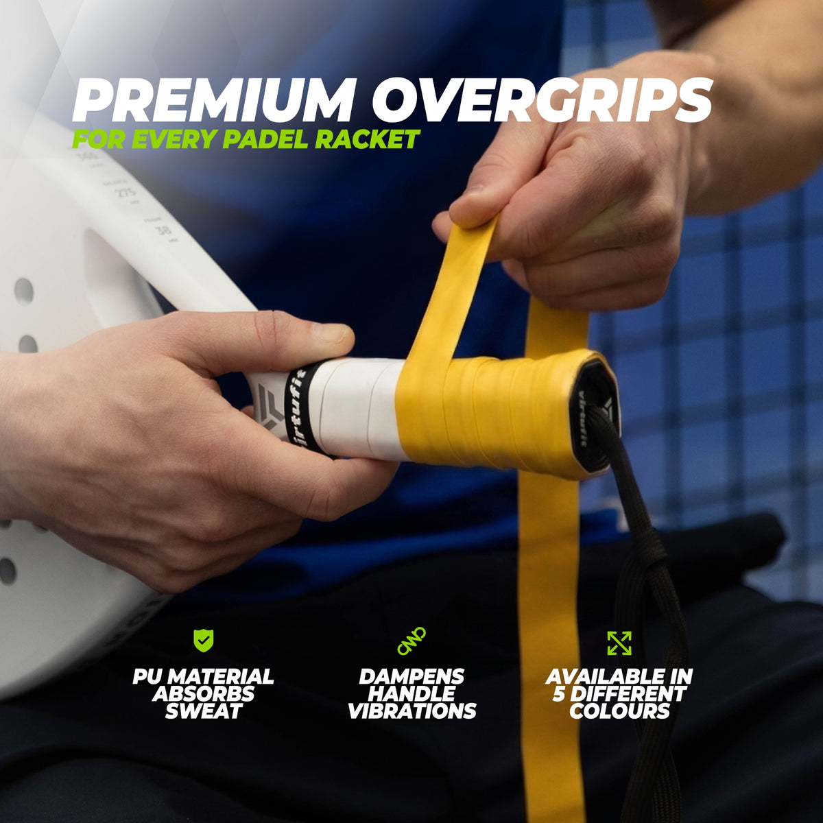 VirtuFit Pro Padel Overgrip - jaune