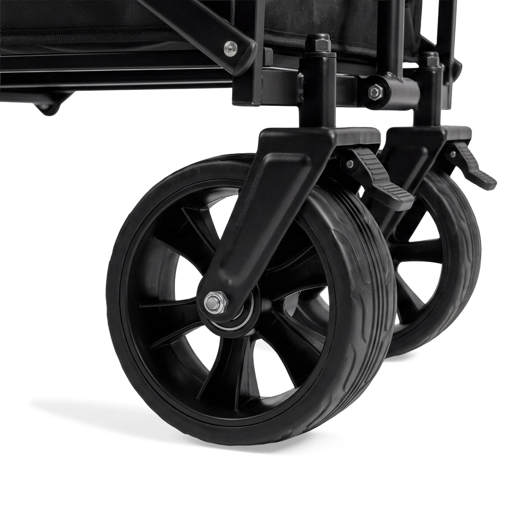 VirtuFit FW100 Opvouwbare Bolderkar - 150 kg Draagvermogen - Incl. Afdekhoes - Zwart