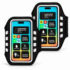 VirtuFit Hardloop Telefoon Armband Pro met LED - Set van 2
