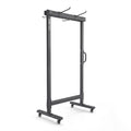 Étagère Flow Fitness pour tapis de fitness - Noir