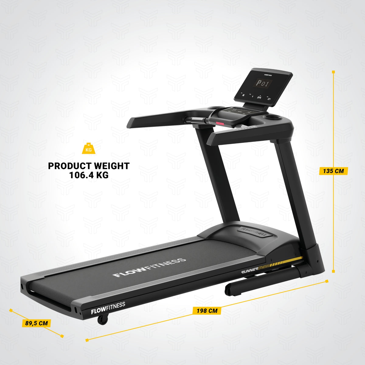 Flow Fitness DTM2500i - Tapis de course