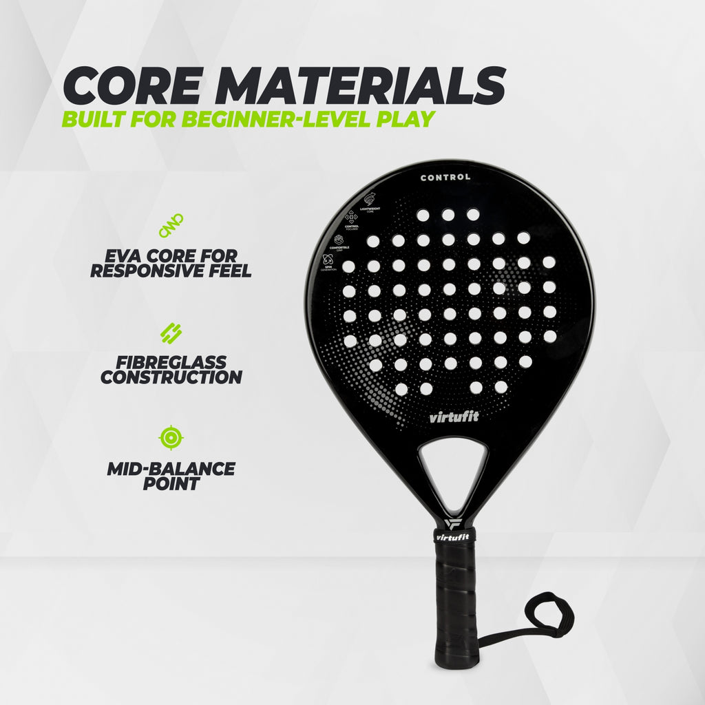 Raquette de padel VirtuFit Control - Noir - Gris